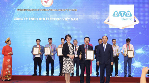 BTB Electric được vinh danh trong Top 10 Thương hiệu Vàng chất lượng quốc tế