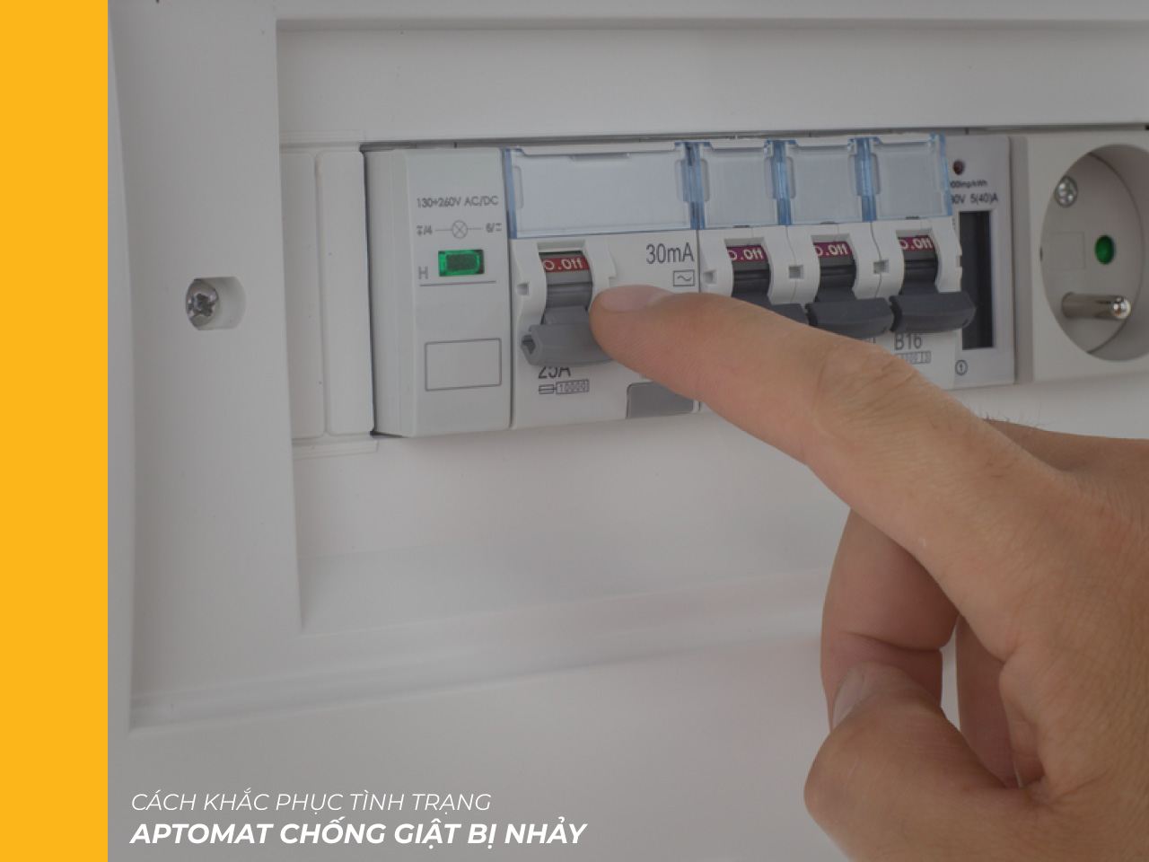 Cách khắc phục tình trạng aptomat chống giật bị nhảy