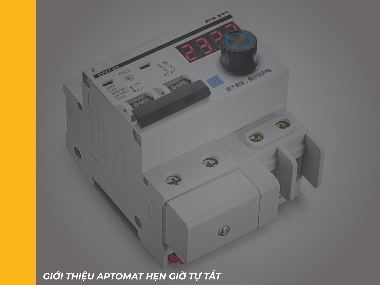Aptomat hẹn giờ tự tắt: Đặc điểm cấu tạo và ứng dụng