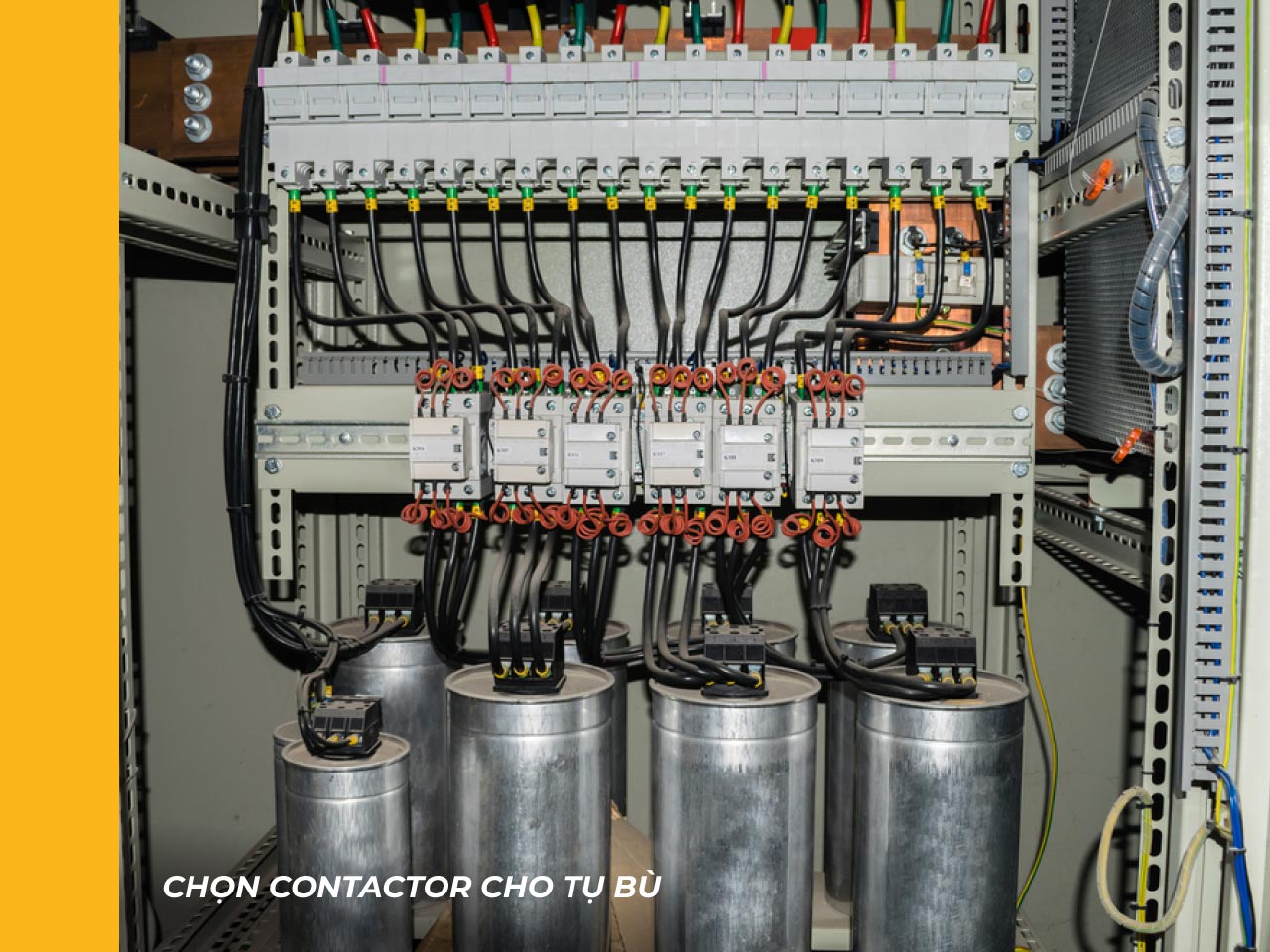 Hướng dẫn chọn khởi động từ - contactor cho tụ bù