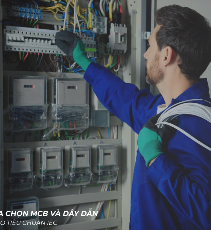 Lựa chọn MCB, dây dẫn và thanh cái theo tiêu chuẩn IEC