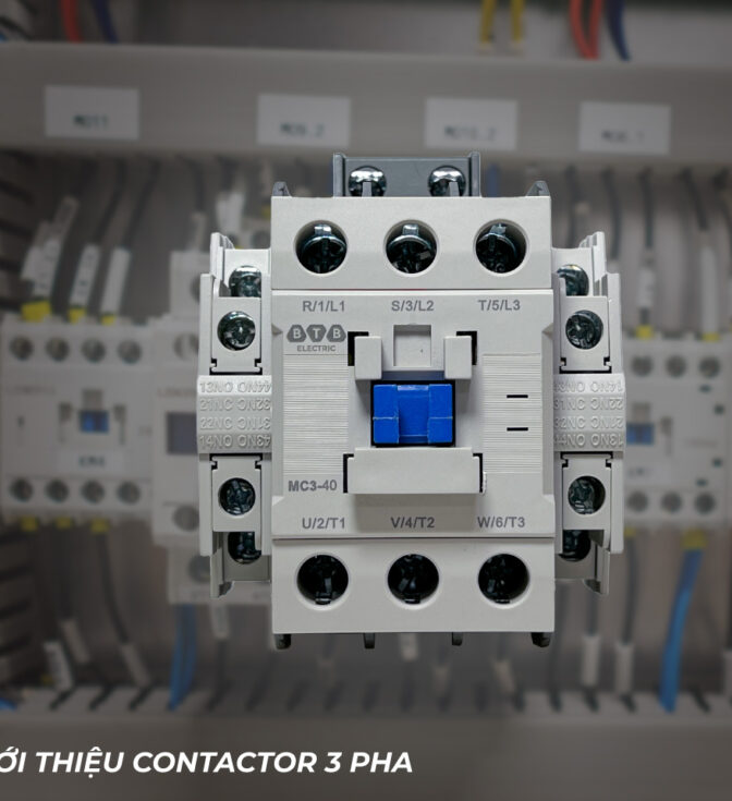 Contactor 3 pha là gì? Cấu tạo và ứng dụng
