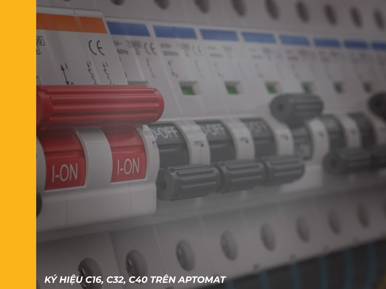 Ký hiệu C16, C32, C40 trên aptomat là gì?