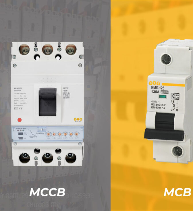 So sánh MCB và MCCB - Những điểm giống và khác nhau